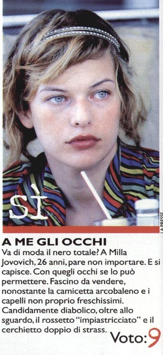 Milla Jovovich Fotoğrafı