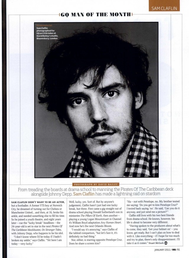 Sam Claflin Fotoğrafı