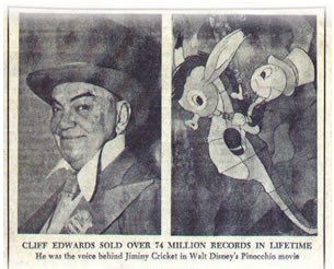 Cliff Edwards fotoğrafı